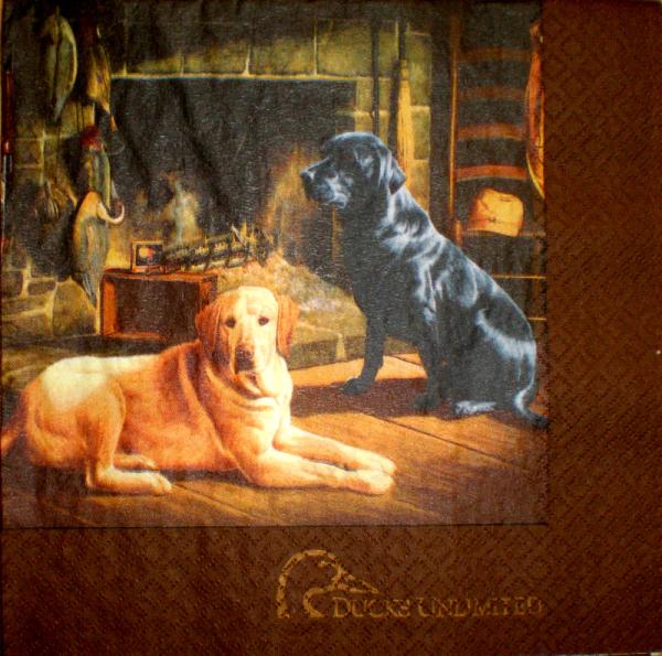 039 Dogs - 3-ply - Ducks Unlimited